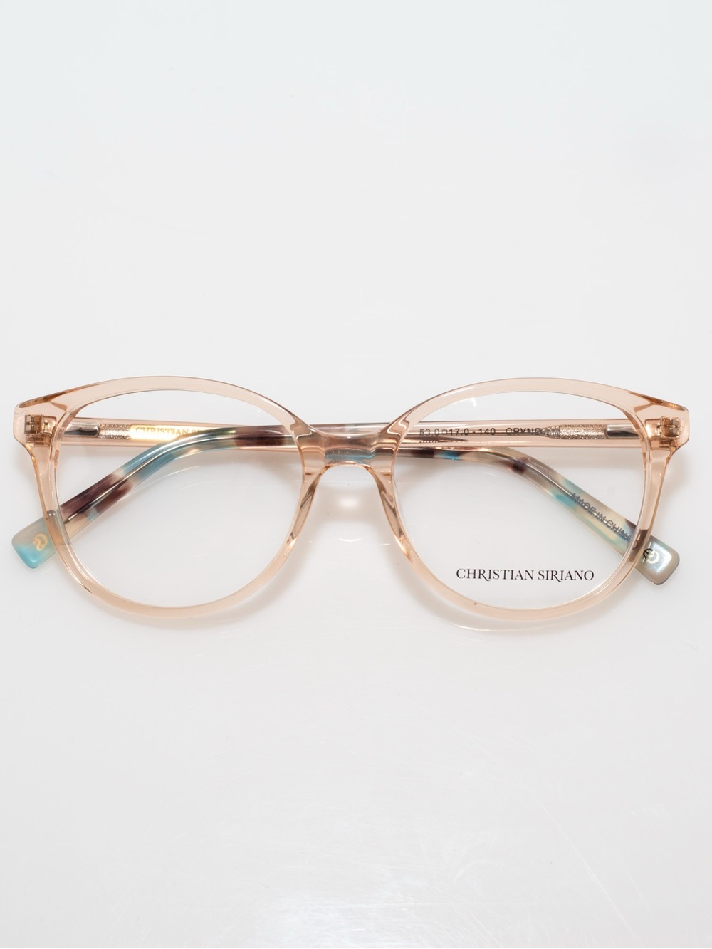 Christian Siriano Sophie Eyeglasses in Transparent Peach